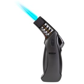 Butane Torch Refillable Kitchen Blow Torch Lighter Windproof Cooking Jet Torch with Safety Lock Adjustable Flame for Creme Brulee BBQ Baking (Butane G