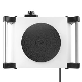 1000W Electric Single Burner Portable Heating Hot Plate Stove Countertop RV Hotplate with 5 Temperature Adjustments Portable Handles (Option: Silver_Single)